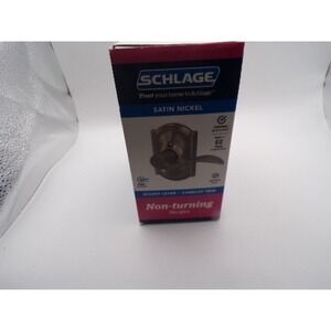 Schlage Accent Lever Camelot Trim Satin Nickel Non-Turning Right Handed Dummy